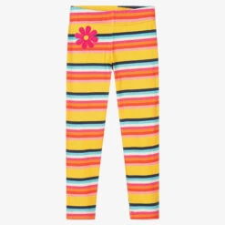 Rosalita Señoritas Yellow Striped Cotton Leggings