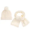 Sarah Louise Baby Girls Hat & Scarf Set