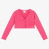 Sarah Louise Girls Hot Pink Bolero Cardigan