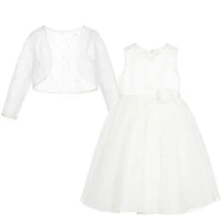 Sarah Louise Girls Ivory Lace Dress & Bolero Set -Deals Whimsy Collection Store sarah louise girls ivory lace dress bolero set 159532 ed998b61657fd859a8fe32facb849cc91cd262dd