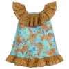 Selini Action Blue Leopard Print Dress
