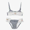 Selini Action Girls Blue Striped Bikini