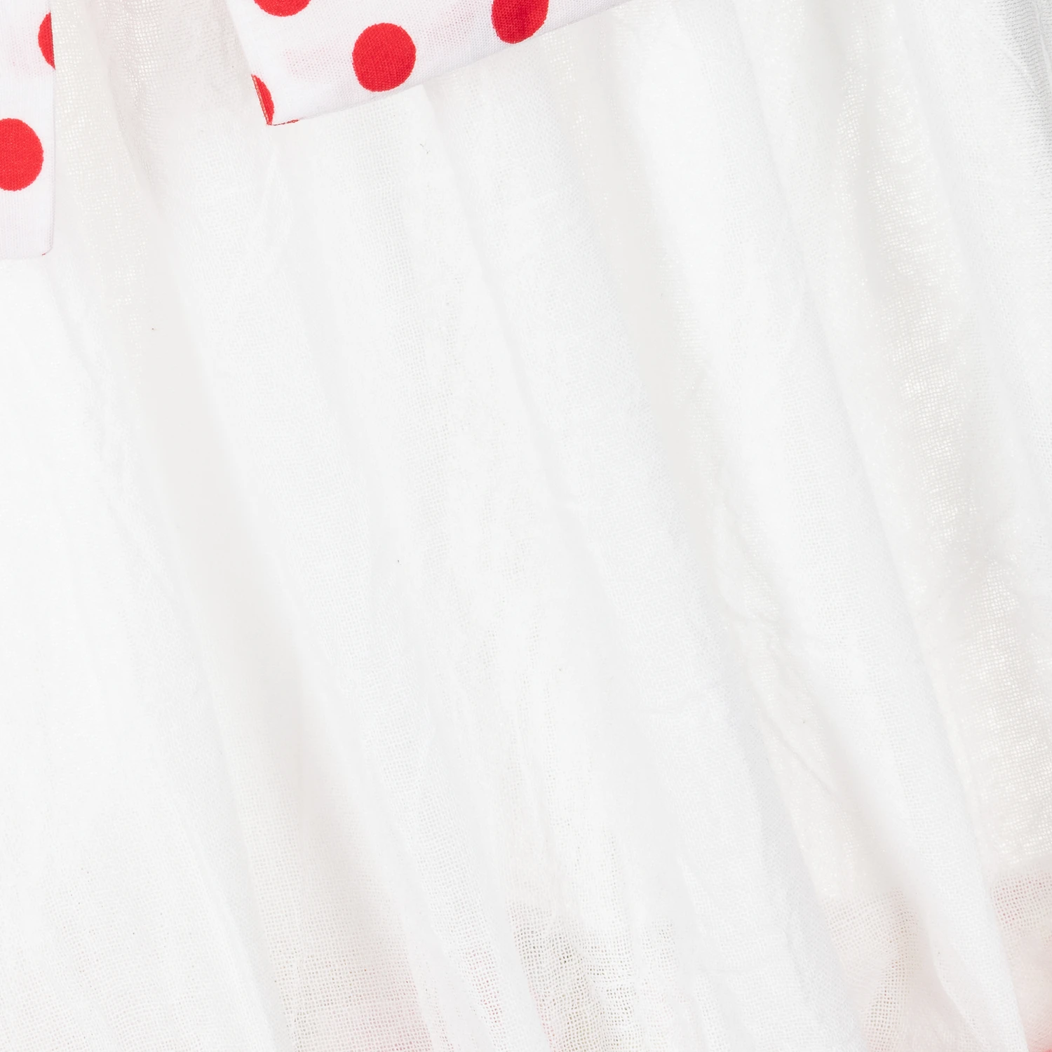 Selini Action Girls White & Red Cheesecloth Beach Dress 3 Selini Action Girls White & Red Cheesecloth Beach Dress - Image 3