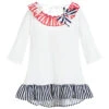 Selini Action White, Red & Blue Beach Dress
