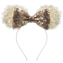 Sienna Likes To Party Gold Sequin Bow Hairband