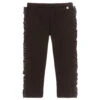 Simonetta Girls Black Jersey Trousers