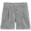 Simonetta Girls Silver Glitter Shorts