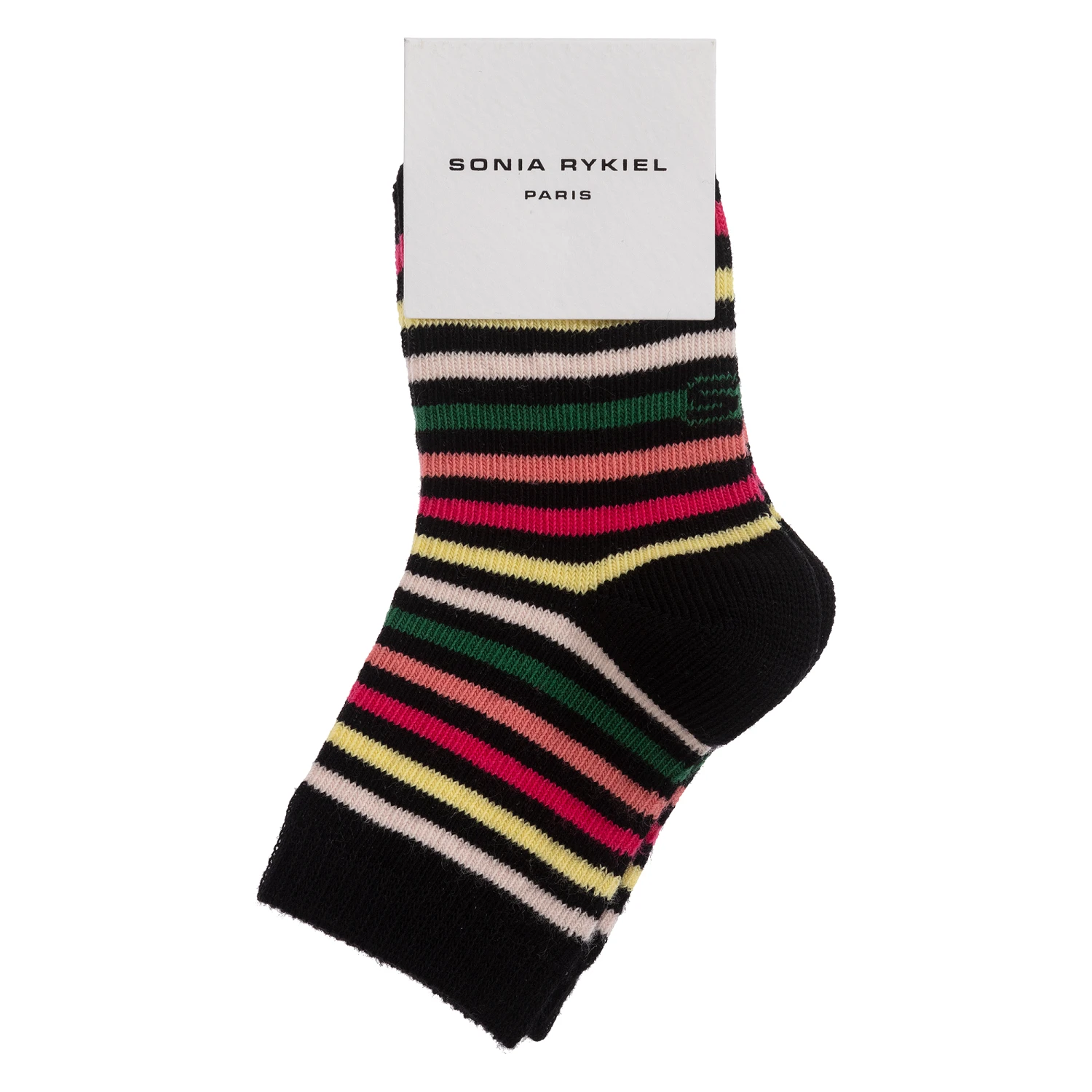Sonia Rykiel Paris Baby Girls Black Striped Socks 2 Sonia Rykiel Paris Baby Girls Black Striped Socks - Image 2
