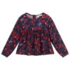 Sonia Rykiel Paris Girls Navy Blue Viscose Blouse