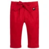 Sonia Rykiel Paris Girls Red Cotton Trousers