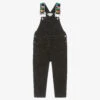 Stella McCartney Kids Girls Black Denim Dungarees