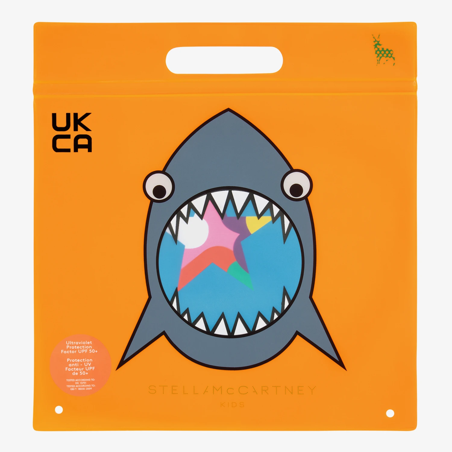 Stella McCartney Kids Girls Blue Star Print Bikini (UPF50+) 3 Stella McCartney Kids Girls Blue Star Print Bikini (UPF50+) - Image 3