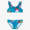 Stella McCartney Kids Girls Blue Star Print Bikini (UPF50+)