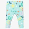 Stella McCartney Kids Girls Green Printed Leggings