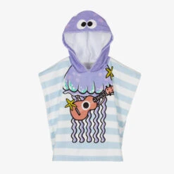 Stella McCartney Kids Girls Jellyfish Hooded Towel