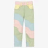Stella McCartney Kids Girls Pastel Stripe Denim Jeans