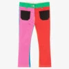 Stella McCartney Kids Girls Pink Colorblock Denim Jeans