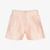 Stella McCartney Kids Girls Pink Cotton & Silk Shorts