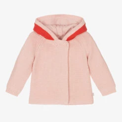 Stella McCartney Kids Girls Pink Knitted Cardigan