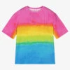Stella McCartney Kids Girls Rainbow Cotton T-Shirt