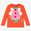 Stella McCartney Kids Girls Red Cotton Angel Top
