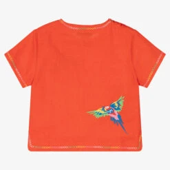 Stella McCartney Kids Girls Red Cotton & Linen Blouse -Deals Whimsy Collection Store stella mccartney kids girls red cotton linen blouse 488419 c279580c5d07514e824e6a8808356a92dab8d84c