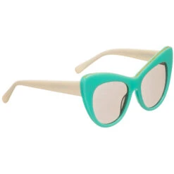 Stella McCartney Kids Green & Ivory Sunglasses