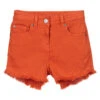 Stella McCartney Kids Orange Denim Shorts