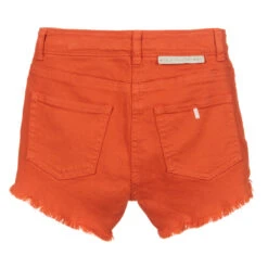 Stella McCartney Kids Orange Denim Shorts -Deals Whimsy Collection Store stella mccartney kids orange denim shorts 376325 21f1fb9555f21c45bd049e45b006c3de20c64a67