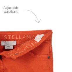 Stella McCartney Kids Orange Denim Shorts -Deals Whimsy Collection Store stella mccartney kids orange denim shorts 376325 df820ce56f6706cb2fb1eebd216229f42038034b