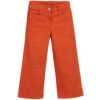 Stella McCartney Kids Orange Wide Leg Denim Jeans