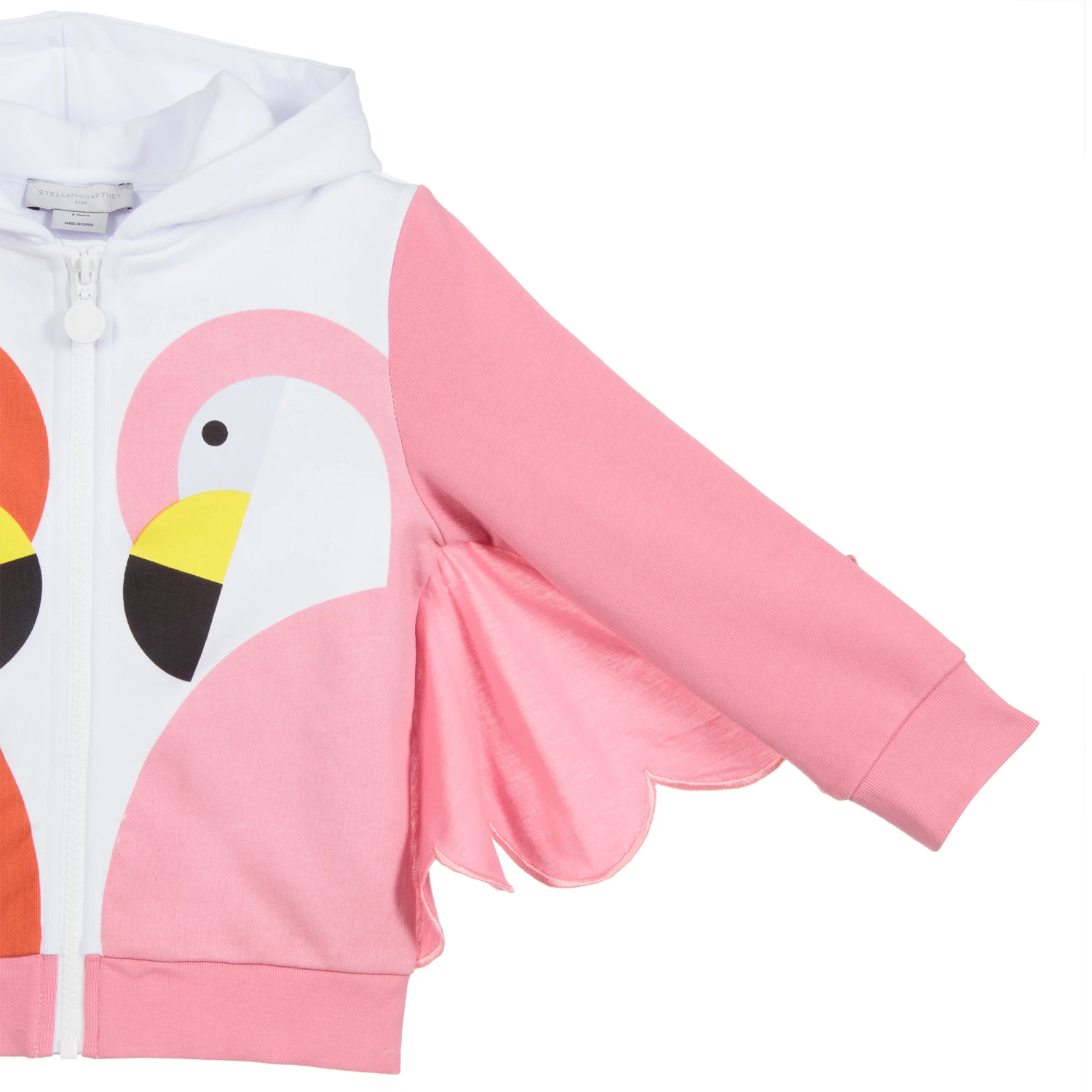 Stella McCartney Kids Pink & Orange Zip-up Top 3 Stella McCartney Kids Pink & Orange Zip-up Top - Image 3