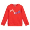 Stella McCartney Kids Red Cotton Sweatshirt