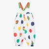 Stella McCartney Kids White Beach Ball Dungarees