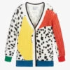 Stella McCartney Kids White Cotton & Wool Cardigan