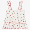 Stella McCartney Kids White Organic Cotton Top
