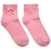 Story Loris Girls Pink Socks With Bow