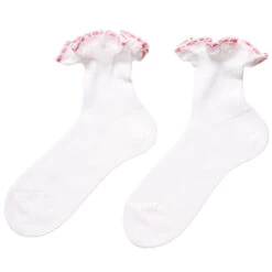 Story Loris Girls White Cotton Socks With Pink Ribbon Ruffles 5 Story Loris Girls White Cotton Socks With Pink Ribbon Ruffles -Deals Whimsy Collection Store story loris girls white cotton socks with pink ribbon ruffles 146651 25d9a9c2622616f14c5cdcf67ff9f1e896e097e8