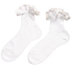 Story Loris Girls White Socks With Ivory Ribbon Ruffles -Deals Whimsy Collection Store story loris girls white socks with ivory ribbon ruffles 146637 723c5b70b6029a722cd0f6b395247043dcada5ac