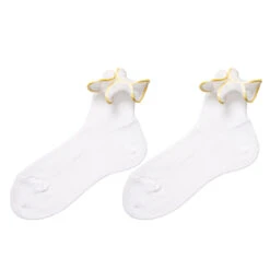 Story Loris Girls White & Yellow Ruffle Socks -Deals Whimsy Collection Store story loris girls white yellow ruffle socks 146661 5b8ed4860d4ecaff714efd5982e9809dec441105