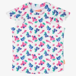 Sunuva Girls White Berries Swim Top