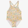 Tartine Et Chocolat Girls Floral Liberty Print Swimsuit