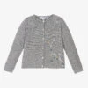 Tartine Et Chocolat Girls Grey Wool Cardigan