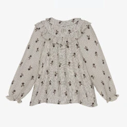 Tartine Et Chocolat Girls Ivory Check Blouse -Deals Whimsy Collection Store tartine et chocolat girls ivory check blouse 462053 a038fa694b0ed26e020953f5b3e2e62ad28d6795