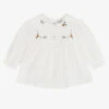 Tartine Et Chocolat Girls Ivory Modal Blouse