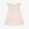 Tartine Et Chocolat Girls Pink Broderie Anglaise Dress