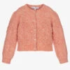 Tartine Et Chocolat Pink Knit Mohair Cardigan