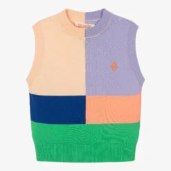 The Animals Observatory Colour Block Knit Sweater Vest