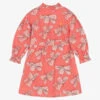 The Animals Observatory Girls Pink Cotton Dress