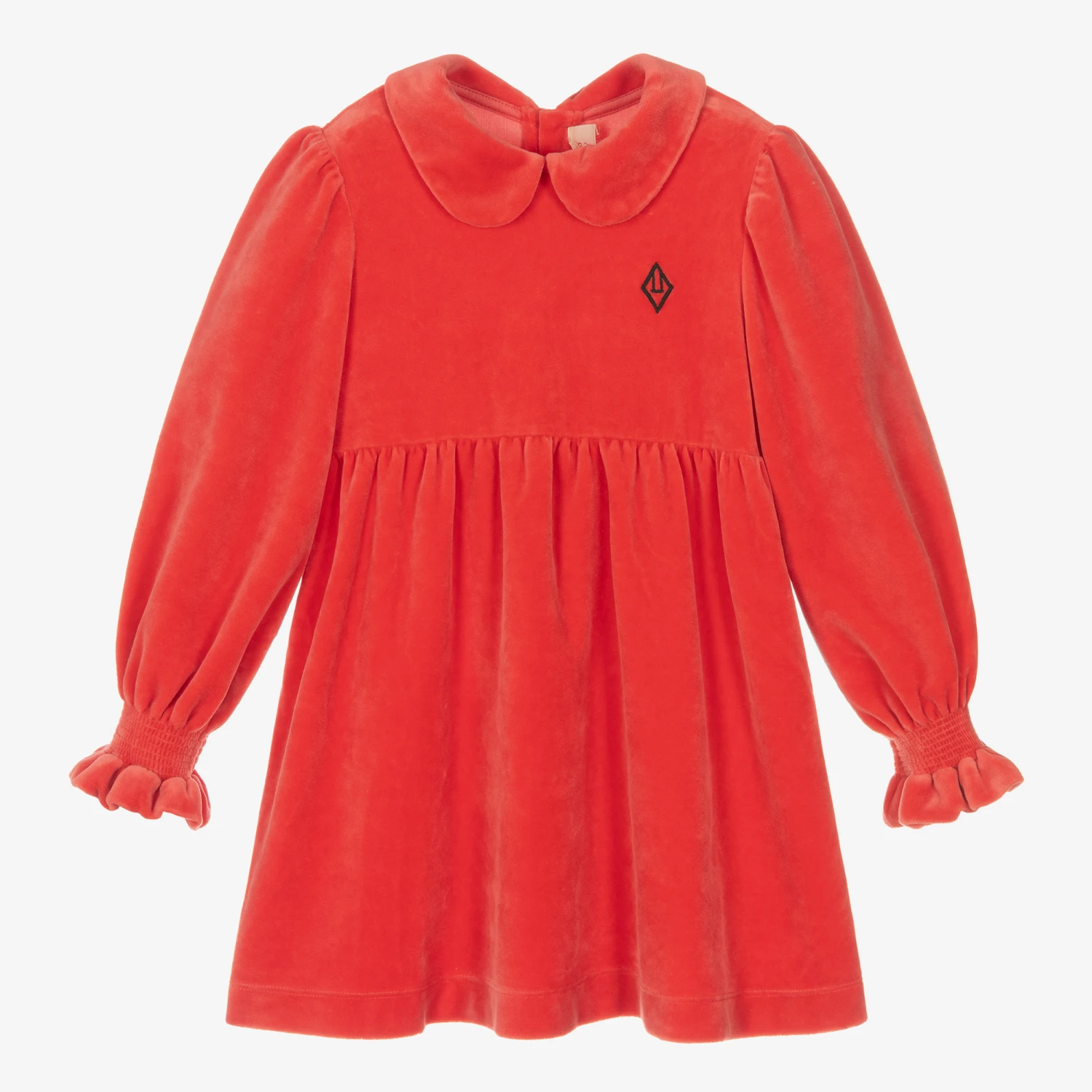 The Animals Observatory Girls Red Velour Dress 1 The Animals Observatory Girls Red Velour Dress